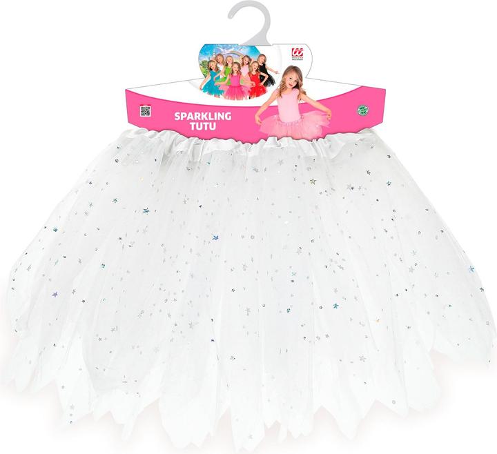 Actual product image Widmann WEIssER GLITZERNDER TUTU 30 cm