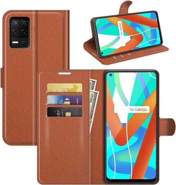 Produktbild MU Classic Litchi Leder Bookcover Series (Realme 8 5G)