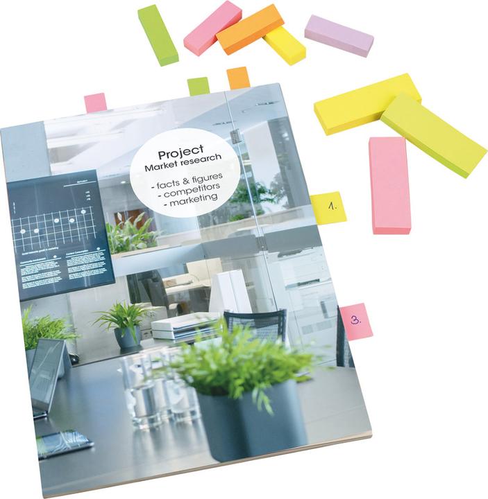 Actual product image Post-it page marker (15 x 50 mm)