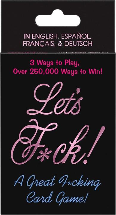 Actual product image Kheper Games Let's F*ck (Deck of cards, German, French)
