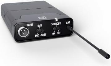 Produktbild LD Systems ANNY® 10 HBH 2 B6 - 10" Mobiler Bluetooth® PA-Lautsprecher mit Akku, Mixer, 1x Funkmikrofon und 1x H (1x 80 W)