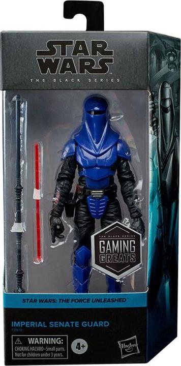 Actual product image Hasbro Star Wars: The Force Unleashed Black Series Gaming Greats Imperial Senate Guard Exclusive