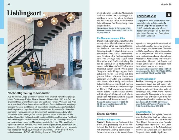 Produktbild Reise-Taschenbuch Serbien (Deutsch, Matthias Pasler, 2020)