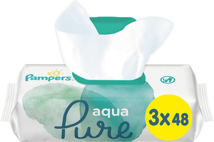 Actual product image Pampers Aqua Pure (144 Piece)