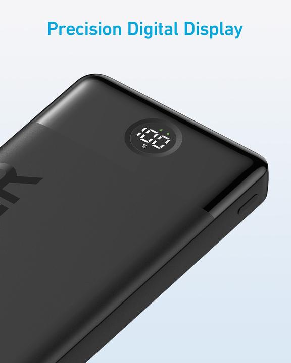 Immagine prodotto Anker POWER BANK USB 10000MAH NERO/POWERCORE A1237G11 (10000 mAh, 12 W, 37 Wh)