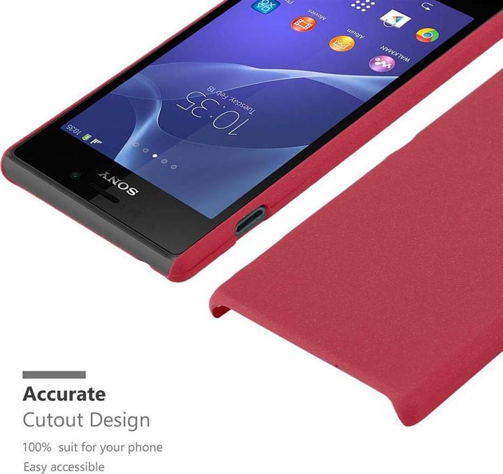 Actual product image Cadorabo Hard Cover Frosty Cover (Sony Xperia M2 Aqua, Sony Xperia M2)