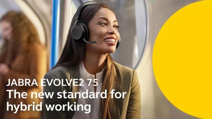 Immagine prodotto Jabra Evolve2 75 UC Stereo (Senza fili, USB-A)