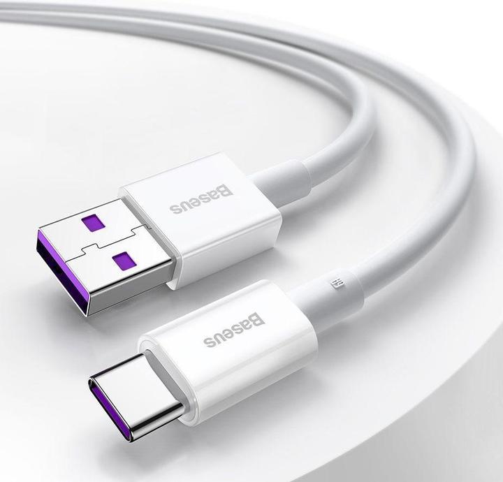 Actual product image Baseus USB A — USB C (2 m, USB 2.0, 66 W)