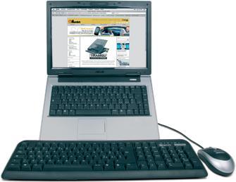Actual product image Hamlet Tiramisu platform kit for Notebook with keyboard and usb mouse