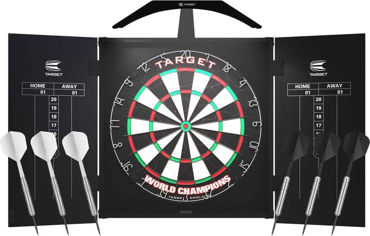 Produktbild Target Arc Kabinett inkl. Beleuchtung & Dartboard & Darts