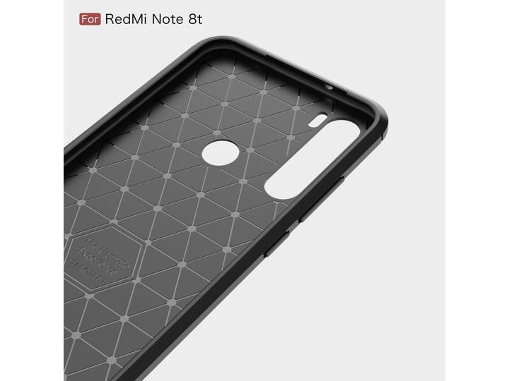 Produktbild Screenguard Xiaomi Redmi Note 8T Hülle Carbon Brushed Soft TPU (Xiaomi Redmi Note 8T)