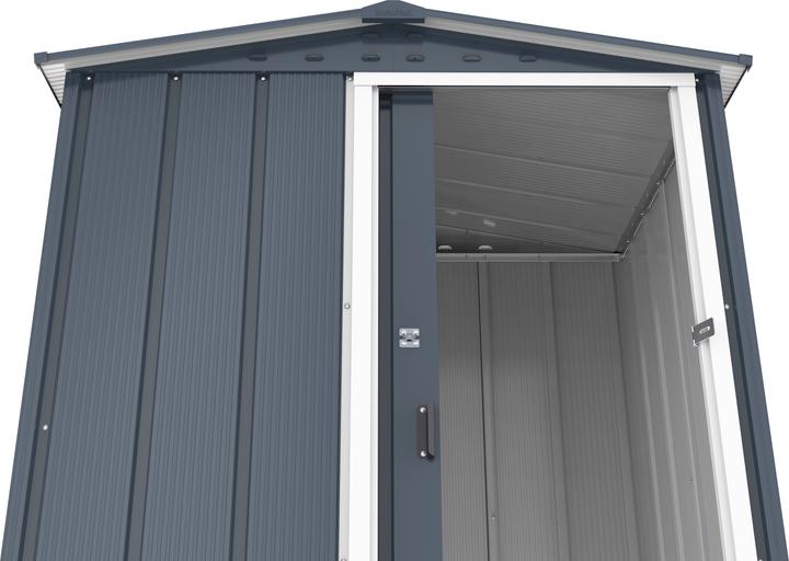 Actual product image Tepro Eco 5x4 shed, anthracite/white