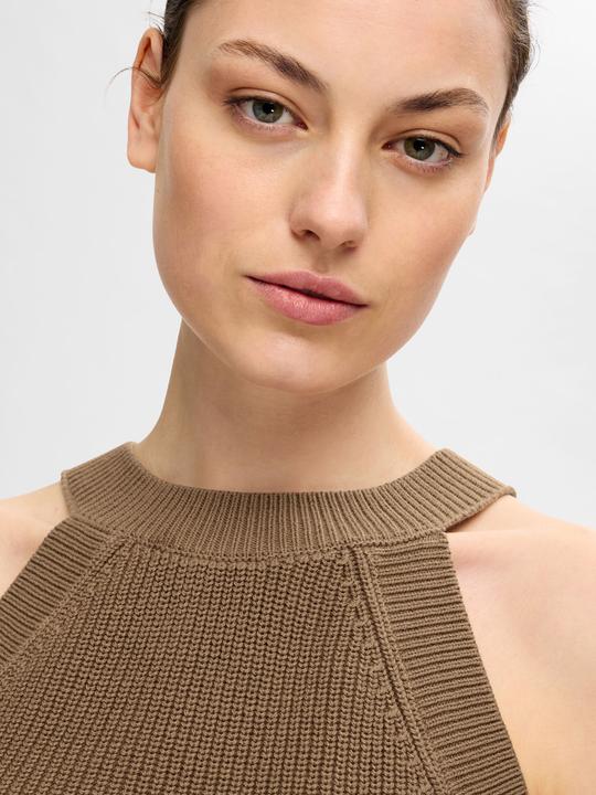 Actual product image Selected Femme Knitted halterneck top (XL)