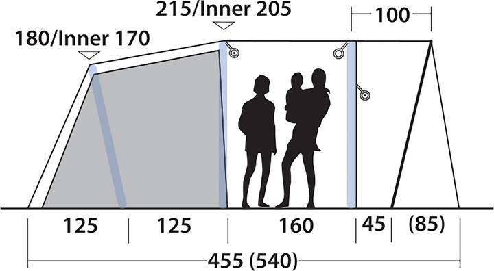Produktbild Outwell Flagstaff 5 Air (Tunnelzelt, 26.70 kg, 5 Personen)