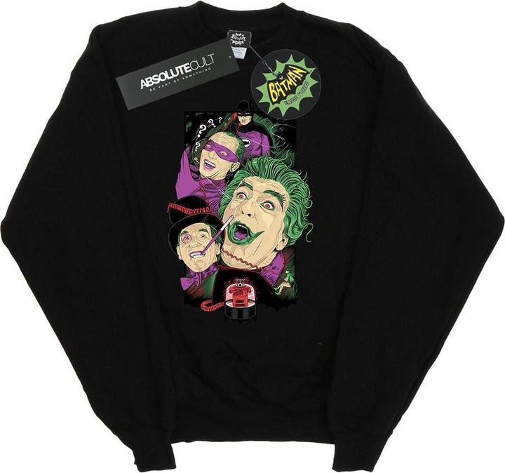 Batman TV Serie Rogues Gallery Baumwoll Sweatshirt