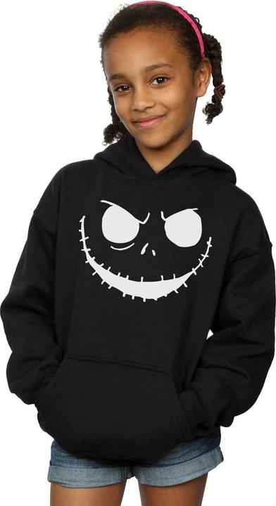 Immagine prodotto Disney Nightmare Before Christmas Jack's Face Bold Felpa con Cappuccio Ragazze (104)