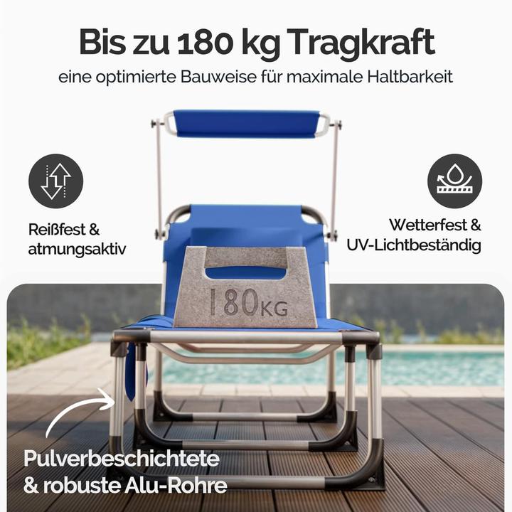 Produktbild Casaria Sonnenliege (210 cm)