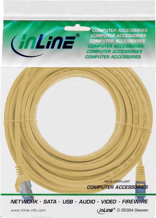 Produktbild InLine Patchkabel (S/FTP, CAT6a, 7.50 m)