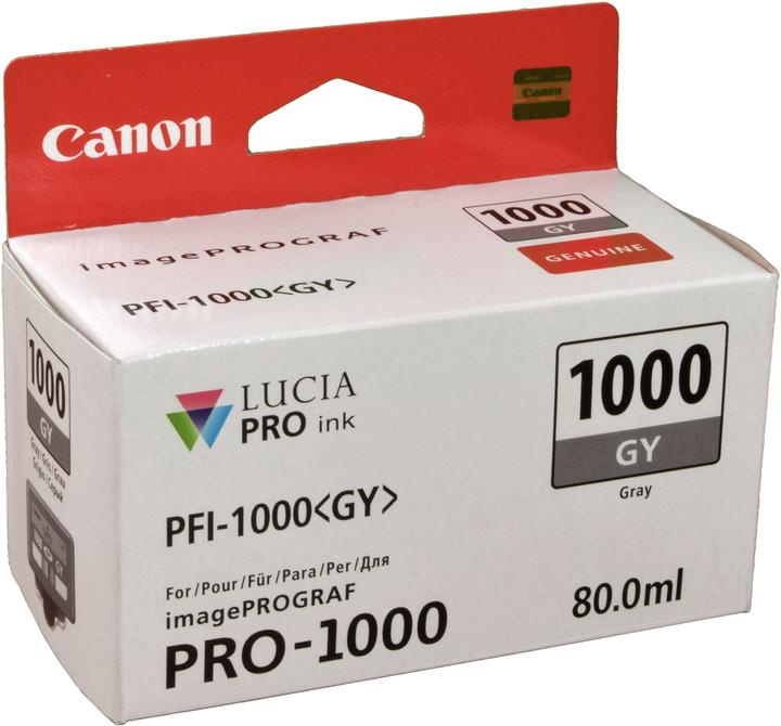 Actual product image Canon Pfi-1000gy (GY)