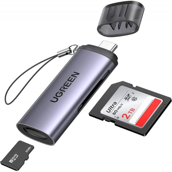 Immagine prodotto Ugreen Lettore di schede 2in1 (USB-C)