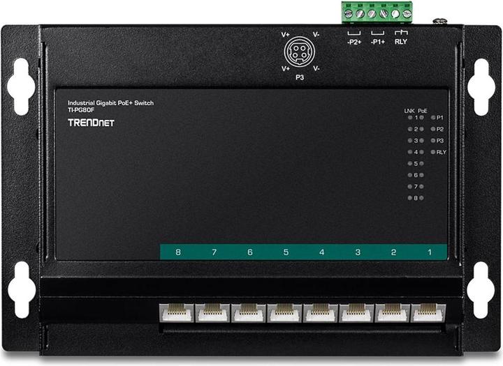 Image du produit Trendnet Commutateur industriel 8 ports Gbit Unman. PoE+ FA (8 Ports)