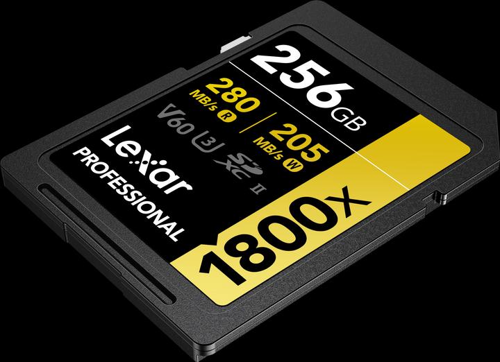 Produktbild Lexar Professional Gold Series (256 GB, SDXC, U3, UHS-II)