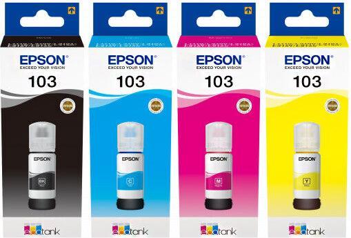 Produktbild Epson Ink/103 EcoTank CMYK (M, C, Y, BK)