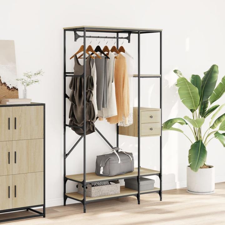 Image du produit VidaXL Porte-manteaux avec étagères