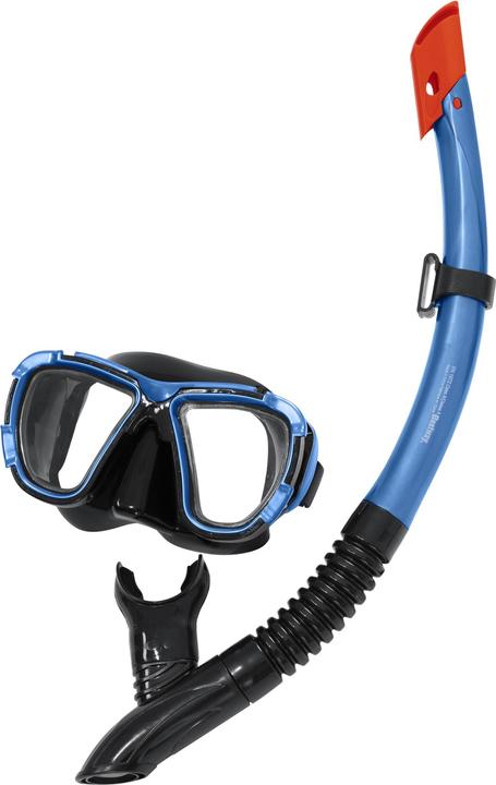 Produktbild Bestway Hydro-Pro BlackSea Snorkel & Fin Set, Adult, Half face mask, Tempered glass, Assorted colour
