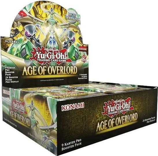 Actual product image Konami Yu-Gi-Oh! TCG Age of Overlord Booster Packs DE Version (German, Booster display)