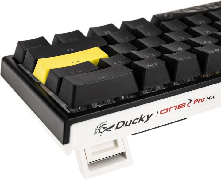 Image du produit Ducky One 2 Pro Mini Clavier de jeu, RGB LED - Cherry Silent Red (US) (US, Filaire)
