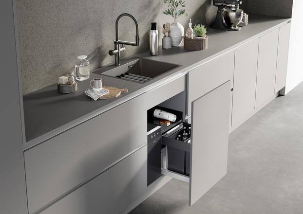 Produktbild Blanco CHOICE Icona | Edelstahl satin gold | Hochdruck | Multifunktionales all-in-one Wassersystem |