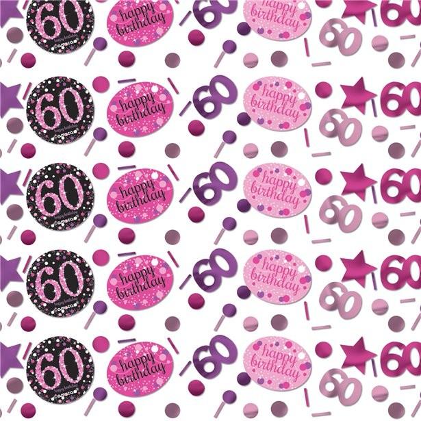 Produktbild Amscan Konfetti Rosen 60 Jahre "Froher Geburtstag"