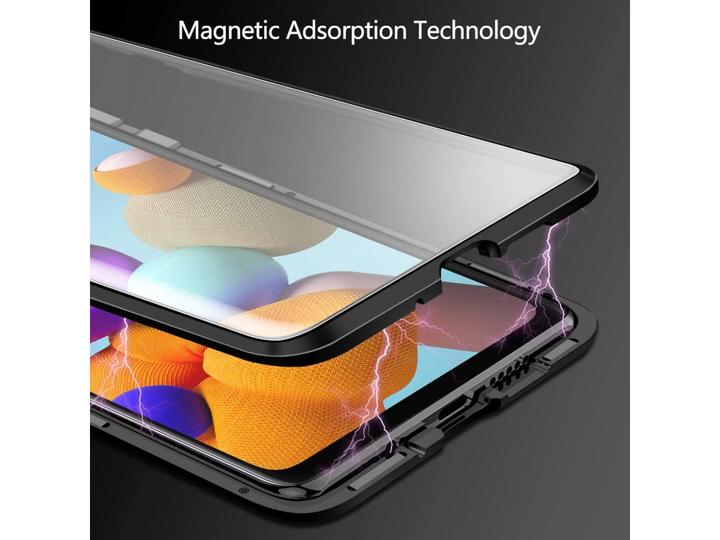 Produktbild G-Case Samsung Galaxy A21s Aluminium Magnetic Glass Case Hülle (Samsung Galaxy A21s)