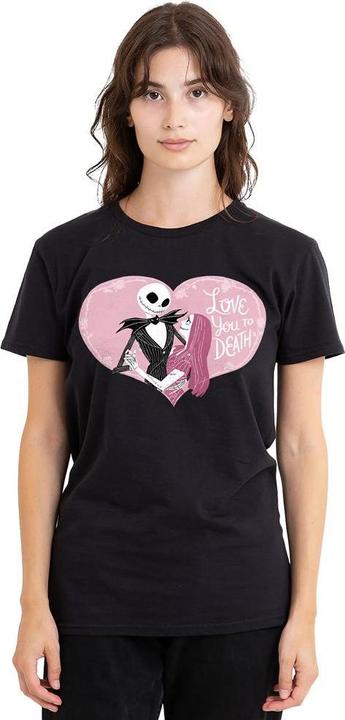 Immagine prodotto The Nightmare Before Christmas Love You To Death Maglietta San Valentino Adulto Unisex (L)