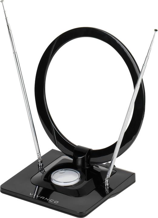 Actual product image Vivanco Indoor aerial TVA3050 (38885) (Indoor antenna, 14 dB, DVB-T / -T2, DAB/ DAB+, LTE)
