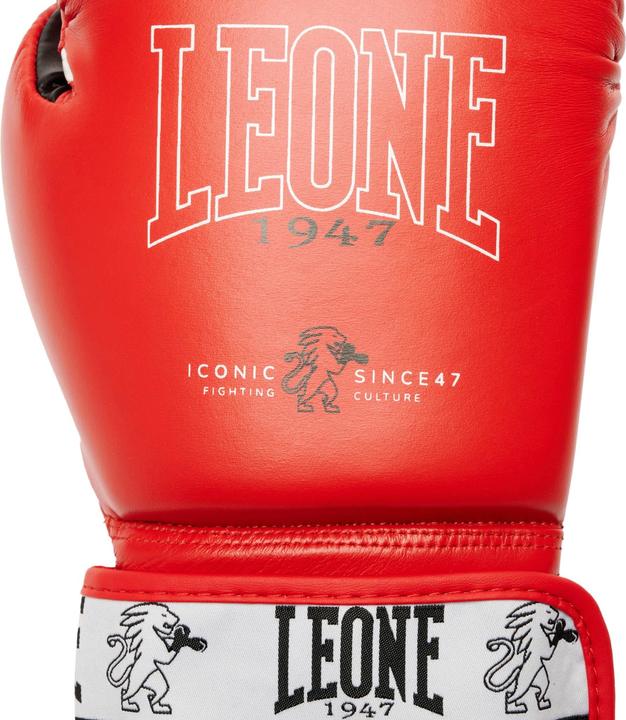 Immagine prodotto Leone Guantoni da boxe Iconic Red GN208 (12 OZ, Taglia unica)