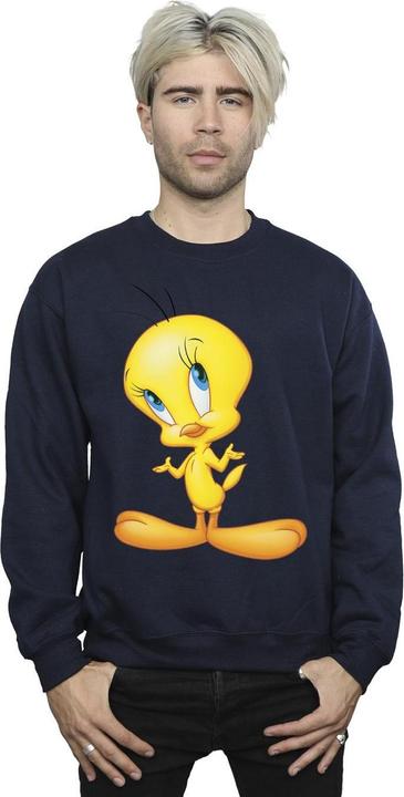Actual product image Looney Tunes Mens Tweety Standing Sweatshirt (S)