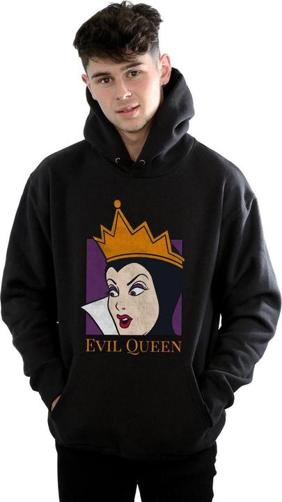 Actual product image Disney Mens Evil Queen Cropped Head Hoodie (L)
