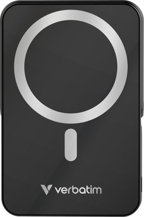 Produktbild Verbatim Charge ‘n’ Go Power Bank with Stand Magnetic Wireless 10000mAh - Black (10000 mAh, 35 W, 37000 Wh)