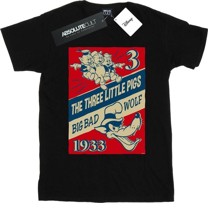 Produktbild Disney Three Little Pigs And The Big Bad Wolf TShirt (XL)