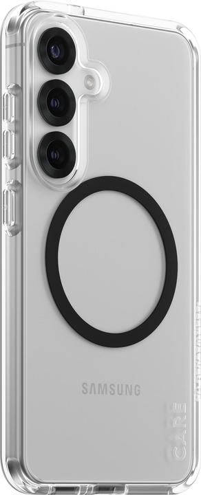 Actual product image PanzerGlass CARE by ® Flagship Case Transparent Urban Combat w. Black Qi Compatible Samsung Galaxy S (Samsung Galaxy S25)
