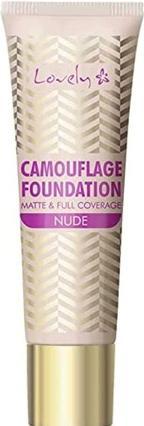 Actual product image Lovely Camouflage Foundation Matt & Full Coverage Crying Face Primer 2 Nude 25G (25g)