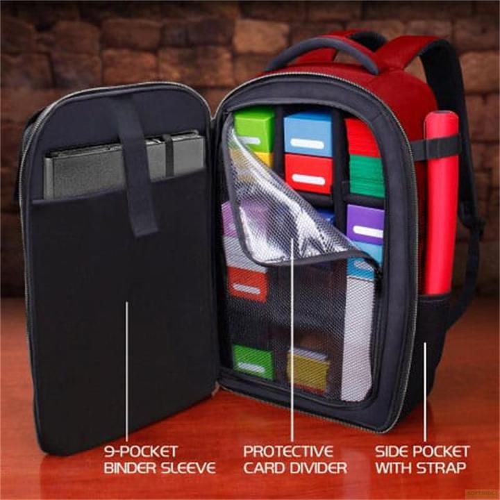 Image du produit Enhance Tabletop Collector's Edition Card Storage Backpack Red Dragon Scales