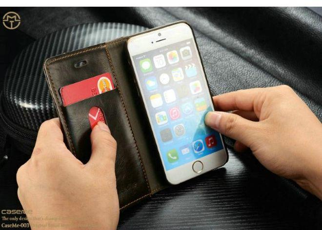 Produktbild Caseme Klassische Leder Hülle (Apple iPhone 6s Plus, Apple iPhone 6 Plus)