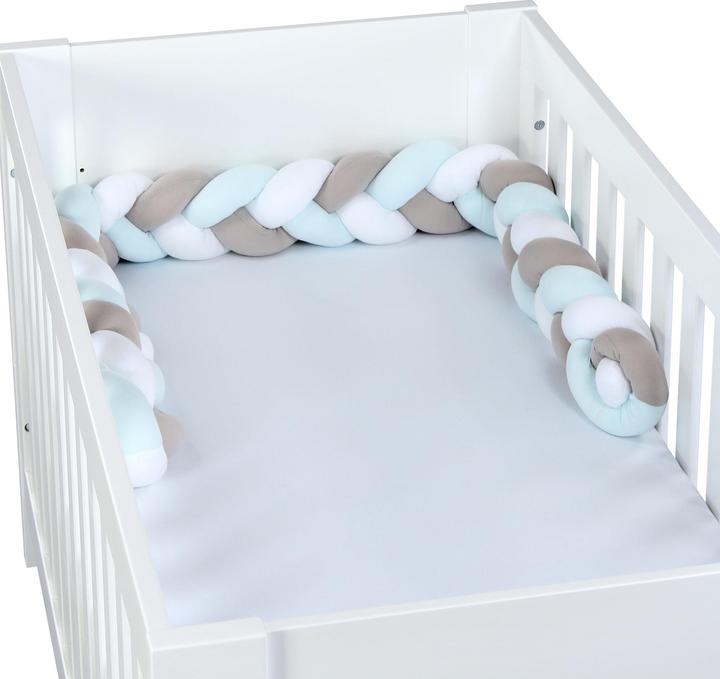 Actual product image Tobi Nest snake braided large white/beige/aqua