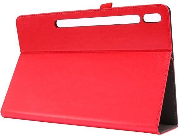 Produktbild MU Classic Zweifach faltbare Crazy Horse Leder Case Hülle (Galaxy Tab S7+)