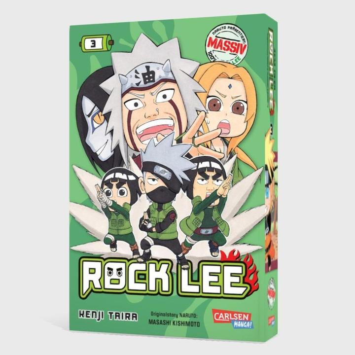 Image du produit Rock Lee Massiv 3 (Allemand, Kenji Taira, Miyuki Tsuji, Masashi Kishimoto, 2024)
