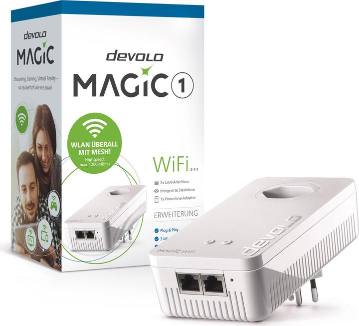 Image du produit Devolo Magic 1 WiFi Expansion 2-1-1-1 (1200 Mbit/s)