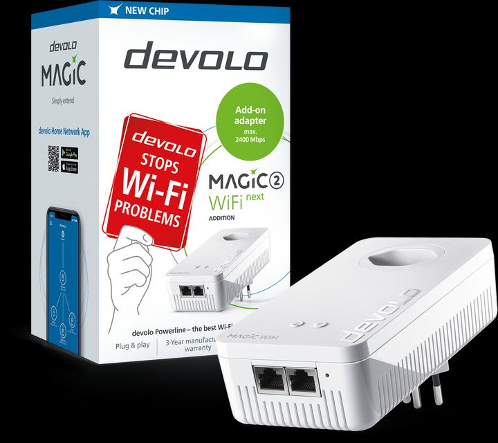 Produktbild Devolo Magic 2 WiFi next Erweiterung (2400 Mbit/s)